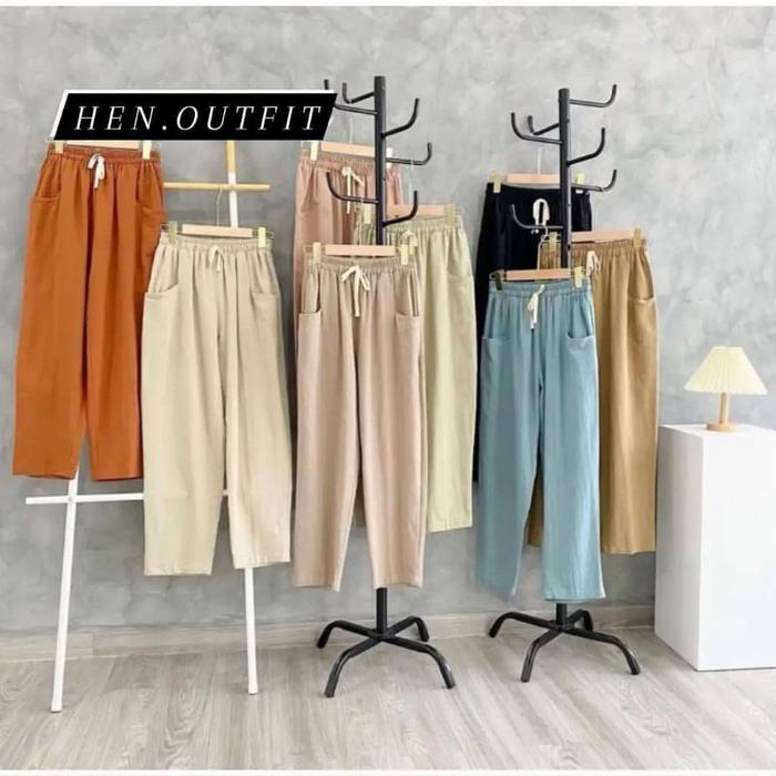 FANO LINEN PANTS / LINEN PANTS / CELANA LINEN MURAH / CELANA LINEN /