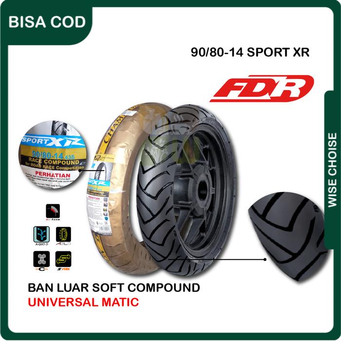Ban Luar FDR 90/80 ring 14 Sport XR evo Soft Compound Racing