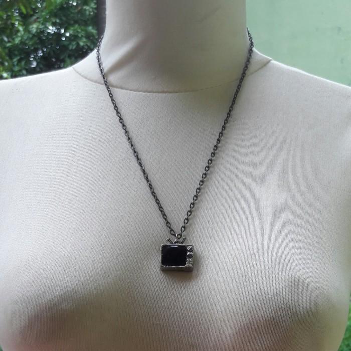 Kalung Rantai Liontin TV Mini