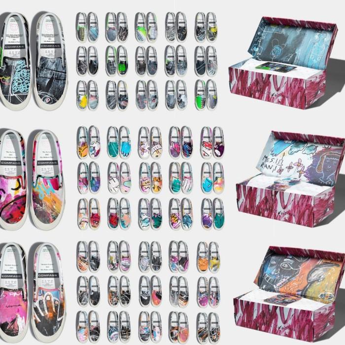 Sepatu Compass slip on x Jason Ranti Jejeboy Artwork 1 2 3 4 5 6