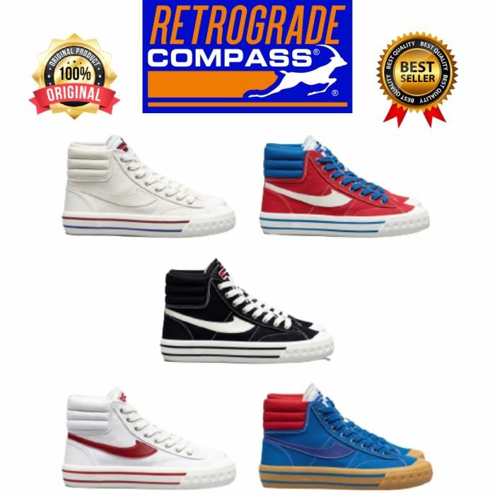 Compass Retrograde High Black White | Blue Gum | White Blue | Cream