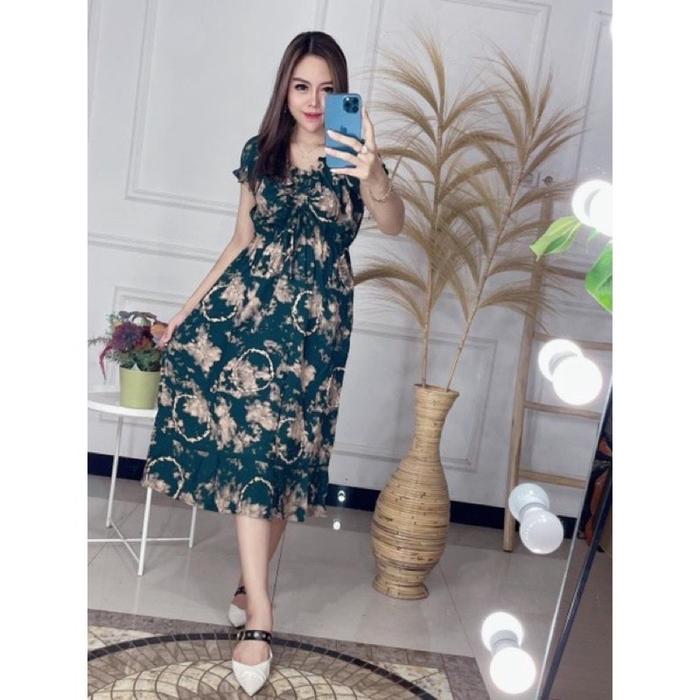 10 Warna Daster Kerut Dada Serut Tali New Produk Kece