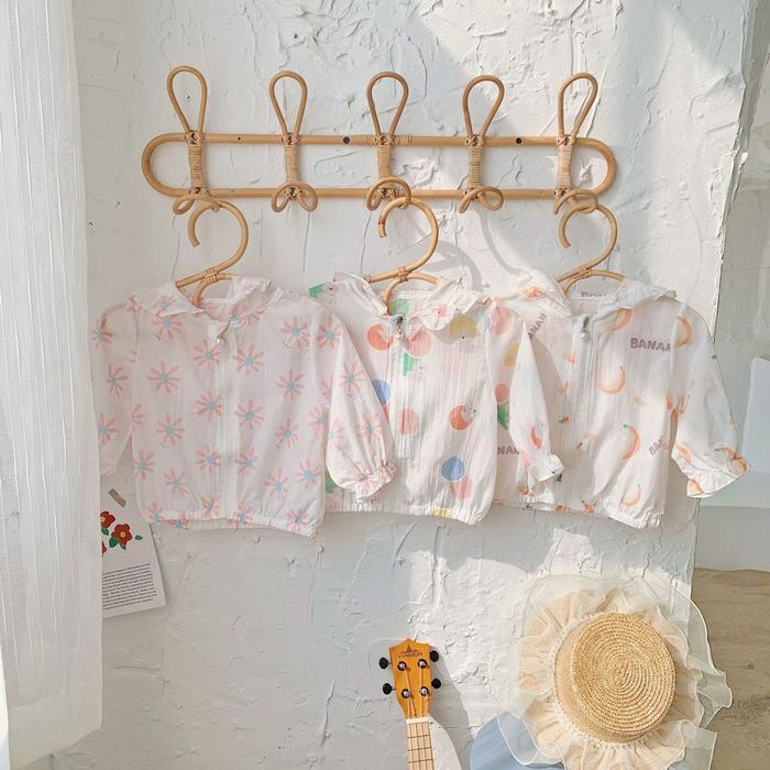 Skywood - kids breathable sunscreen clothing / Jaket pantai anak