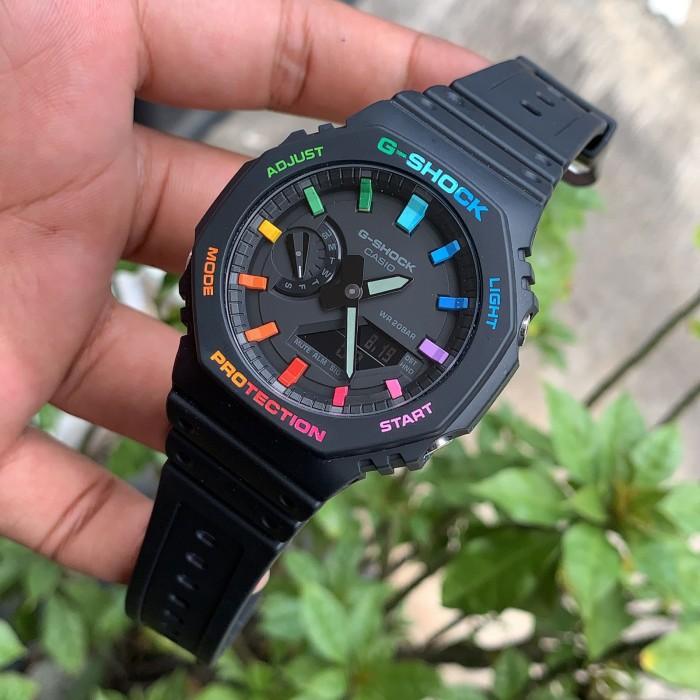 G-Shock Gshock GA-2100 GA2100 GA2110 GA-2110 CUSTOM RAINBOW - Gshock