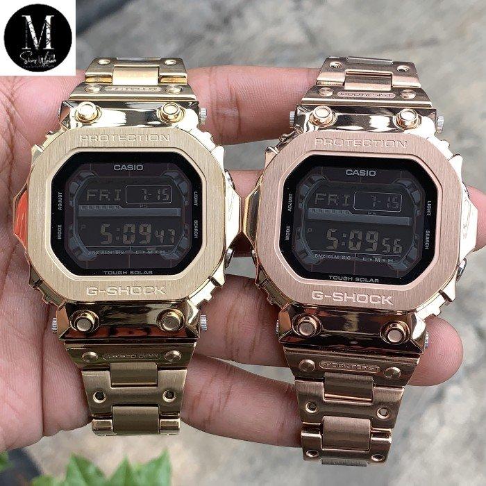 Ori G-SHOCK GSHOCK GX-56 GX56 ORI & GARANSI CUSTOM CASE GOLD/ROSEGOLD