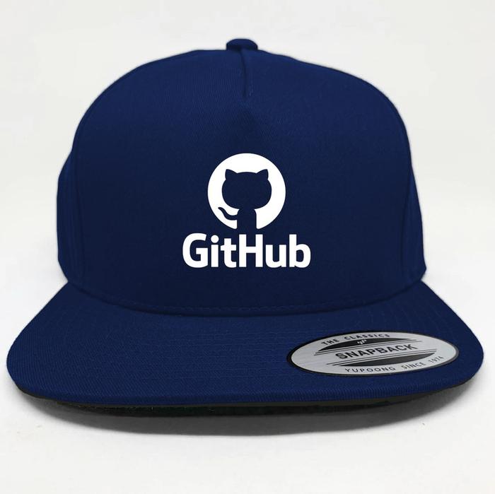 Topi Snapback Github Logo