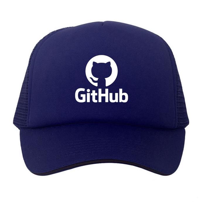 Topi Trucker Github Logo