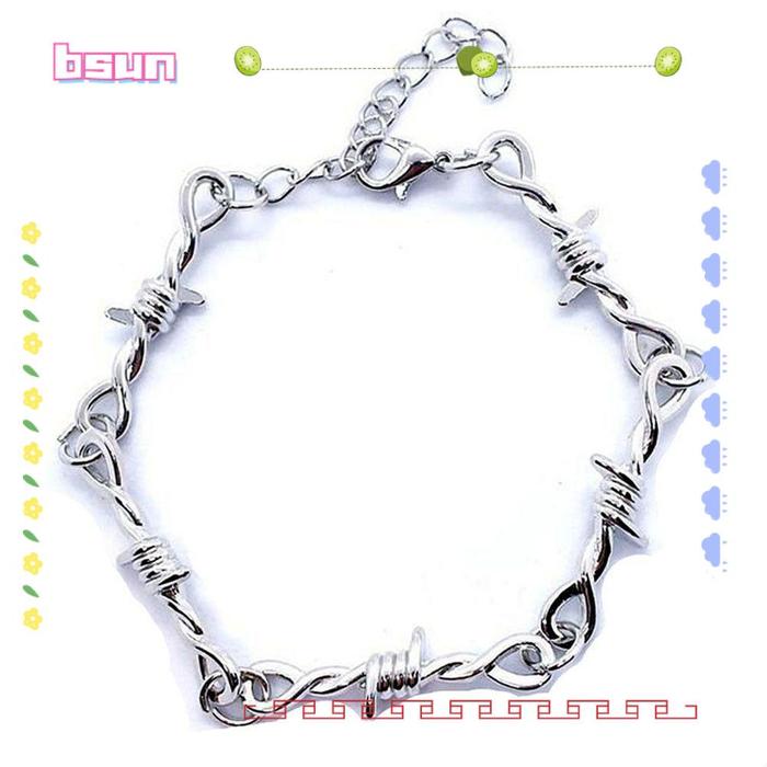 DIJUAL Ip Coker Kawat Baan Berduri Alloy Kalung Unigelang Op Gaya happ