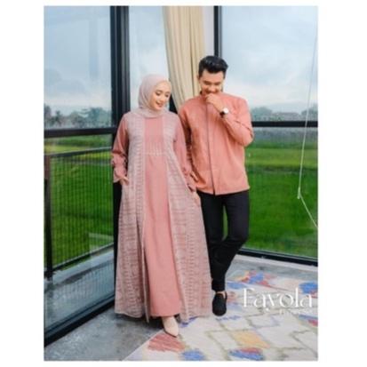 BF200 fayola dress M payet coral peach by BBC Collections ready stok s