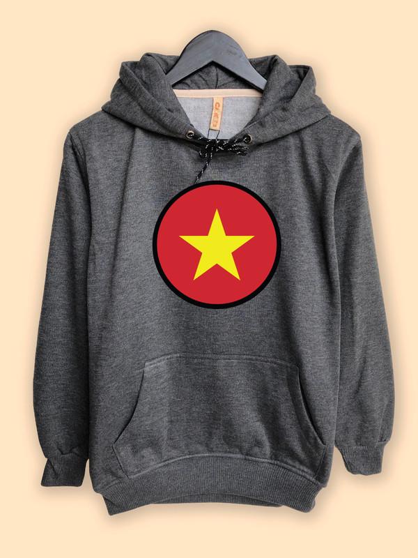 Jaket Hoodie Pullover CAMOE Vietnam Flag Bendera Vietnam