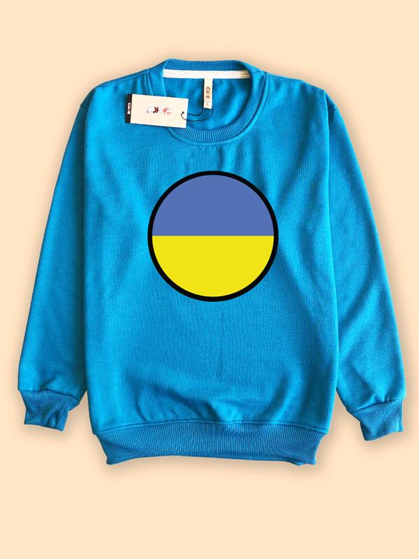 Sweater Crewneck CAMOE Ukraine Flag Bendera Ukraina