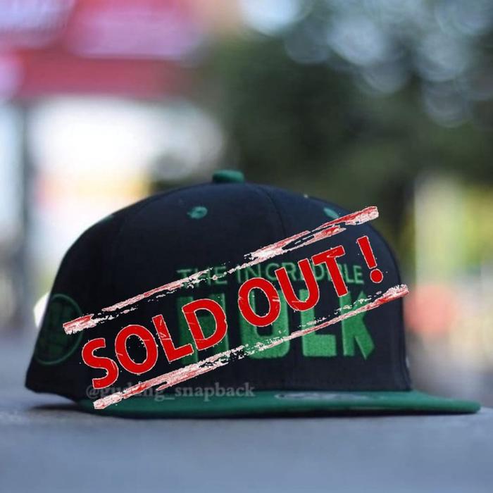 Populer Topi Snapback Original Import HULK Baseball Cap Distro Unisex