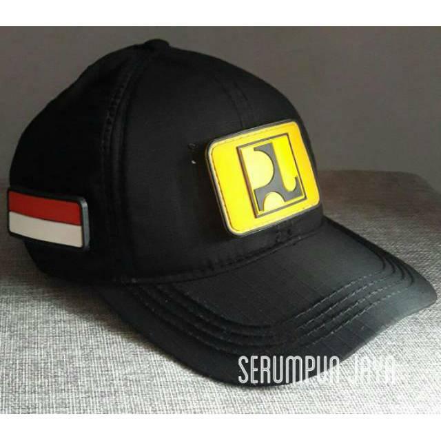 Populer TOPI PUPR - TOPI PUPR 3PATCH VELCRO HITAM