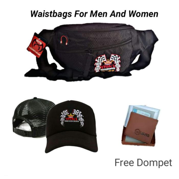 Populer Rx King Tas Selempang Cowok GRATIS Topi Rx King Yrki Bordir