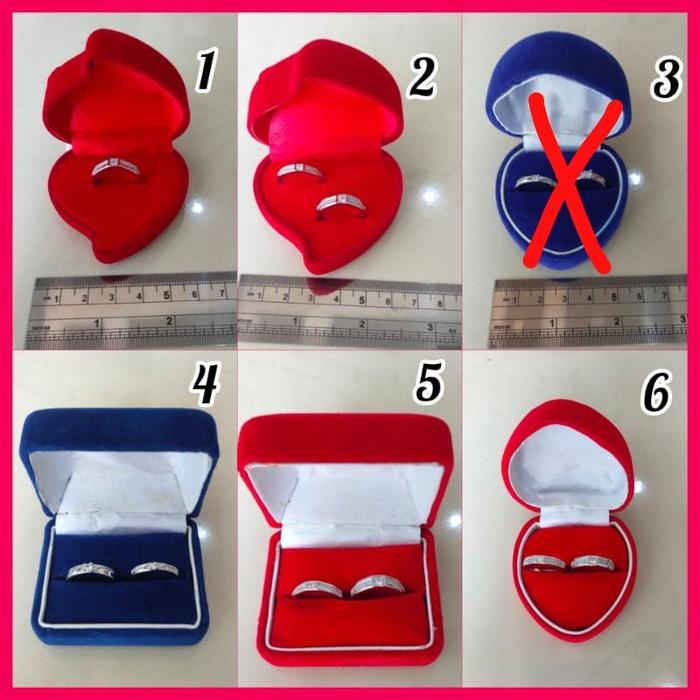 cincin Couple Perak S925 Silver Tunangan Cicin Nikah Pasangan Kawin Se