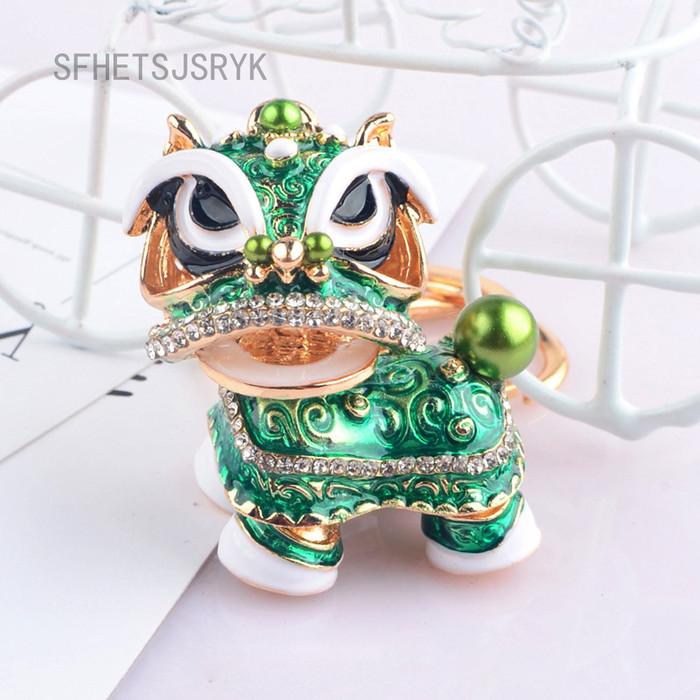 Dompet Tas Tangan Jimat Baru Mode Cincin Kunci Berlian Imita