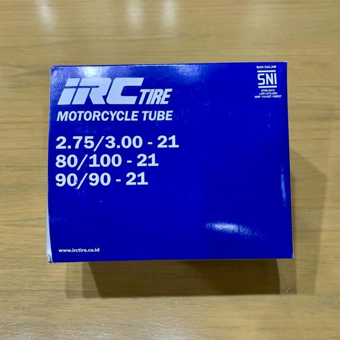 BAN DALAM MOTOR IRC 275/300-21 ( 275-21 ) ( 300-21 ) ( 80/100-21 ) (