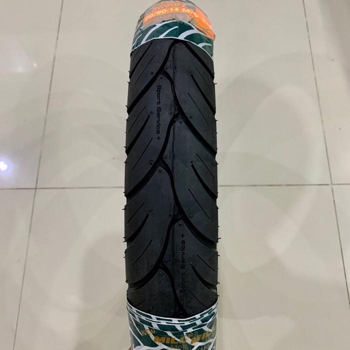 BAN MOTOR MILLENNIUM SPORT SERVICE PLUS 80/90-17 (TUBELESS) UNTUK