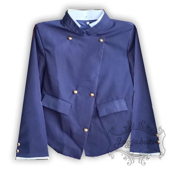 Beskap Solo Biru Navy
