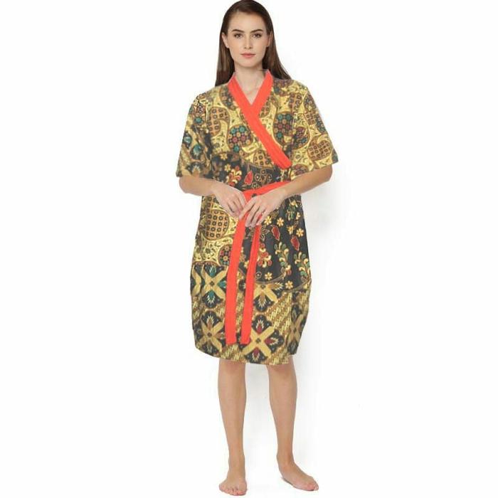 Kimono Batik-Kimono Spa-Piyama-Baju Spa Kombinasi Embos