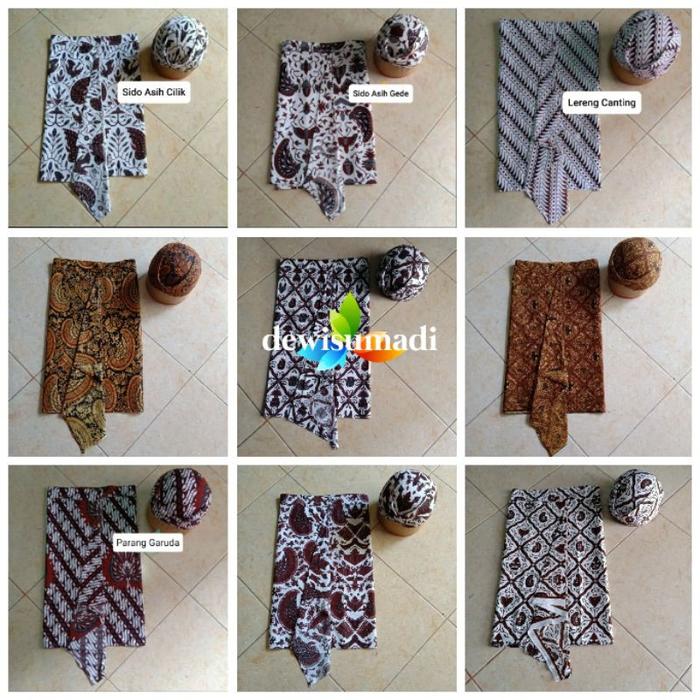 Jarik Sembong/Sapit Urang+Blangkon Solo/Sunda