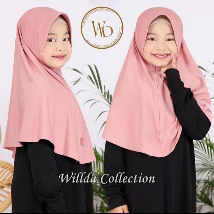 KERUDUNG ANAK WILDA / KERUDUNG ANAK POLOS / BERGO ANAK WILDA