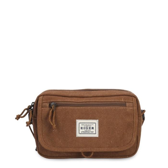 EIGER BTR CANVAS SLING POUCH WS - Brown