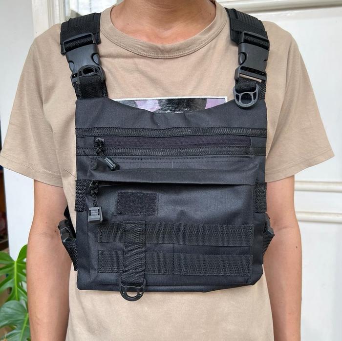 Tas Dada Rompi NR59 Tas Selempang Dada Rompi Chest Bag
