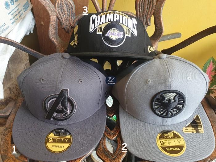 Topi Baseball Hat NEW ERA 9FIFTY NBA Champions 2020 LA Lakers Black
