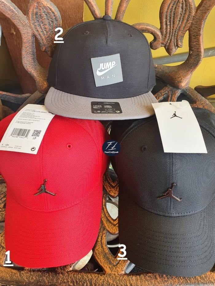Topi Baseball Hat NIKE Cap Metal Air Jordan Jumpman Classic99 ORI BARU