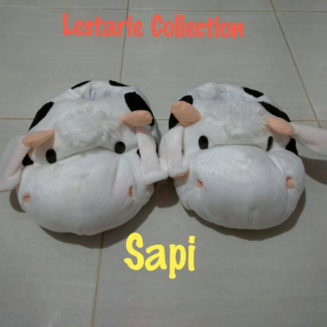 Terlaris! Sandal Rumah Kamar Dalam Ruangan Dewasa Wanita Pria Boneka
