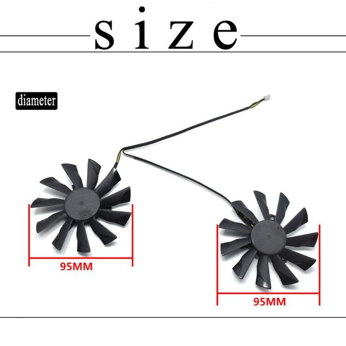 R* Pld10010B12Hh 95Mm Gtx780Ti 780 750Ti 660 760 Fan 40Mm 12V 0.40A