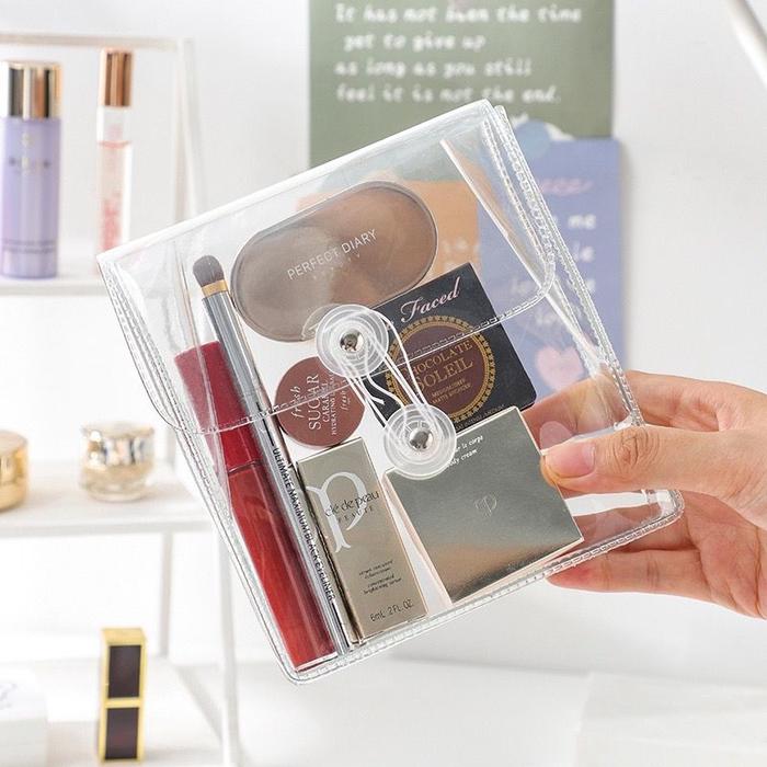 file bag pouch transparan amplop lucu tumblr serbaguna aesthetic
