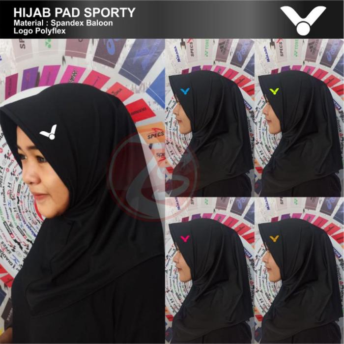 Hijab Olahraga Badminton Bulutangkis - Hijab Bulutangkis Muslimah