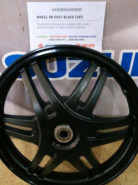 Pelek Atau Velg Belakang Spin Lama 2006 Mata 18 Warna Hitam RA05
