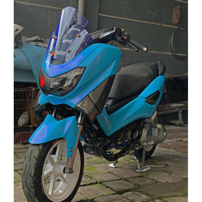 WINDSHIELD NMAX OLD TDR V2 MINI VISOR TDR NMAX OLD MINI ( ICE BLUE )