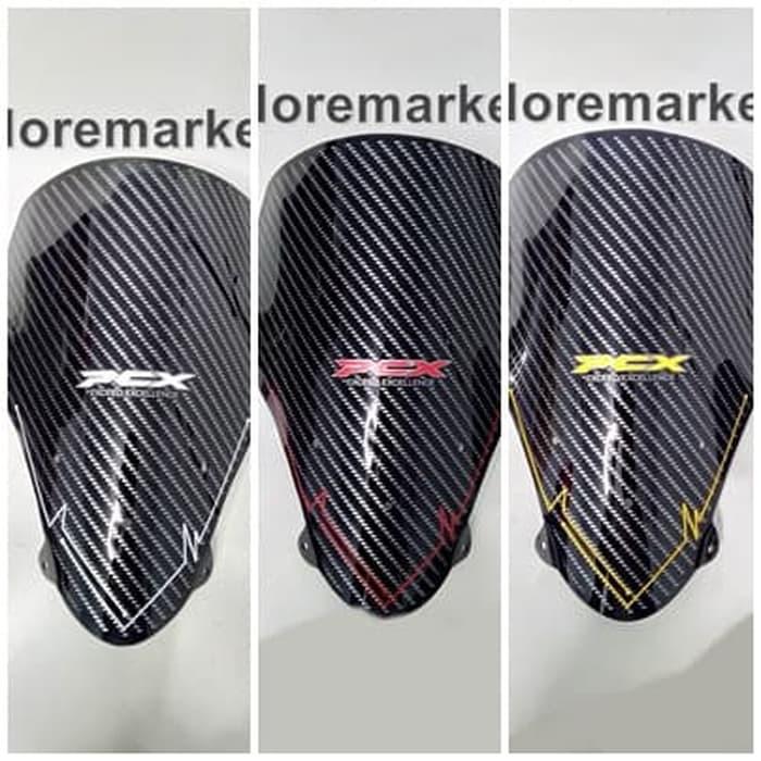 Visor/Windshield PCX Model Smoke Full Carbon 63CM A0215