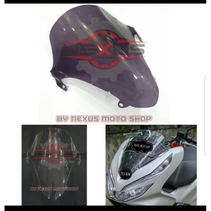 windshield pcx150 new visor pendek pcx new windshield pcx 150 lokal
