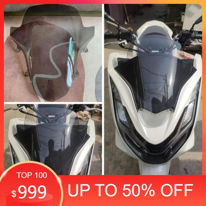 VISOR PCX 160 WINDSHIELD PCX 160 TEBAL 3MM (GARANSI PECAH DAN PRESISI)