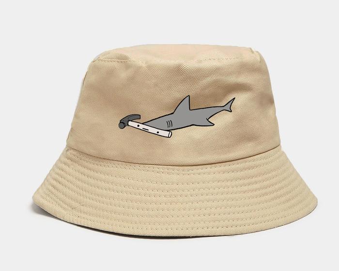 Topi Bucket Premium CAMOE Hammerhead Shark Hiu Martil Palu