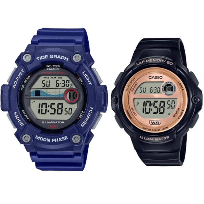JAM TANGAN COUPLE ORIGINAL CASIO WS 1300H 2A CASIO LWS 1200H 1AVDF