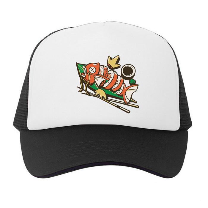 Topi Trucker Gaming Pokemon Magikarp cooked