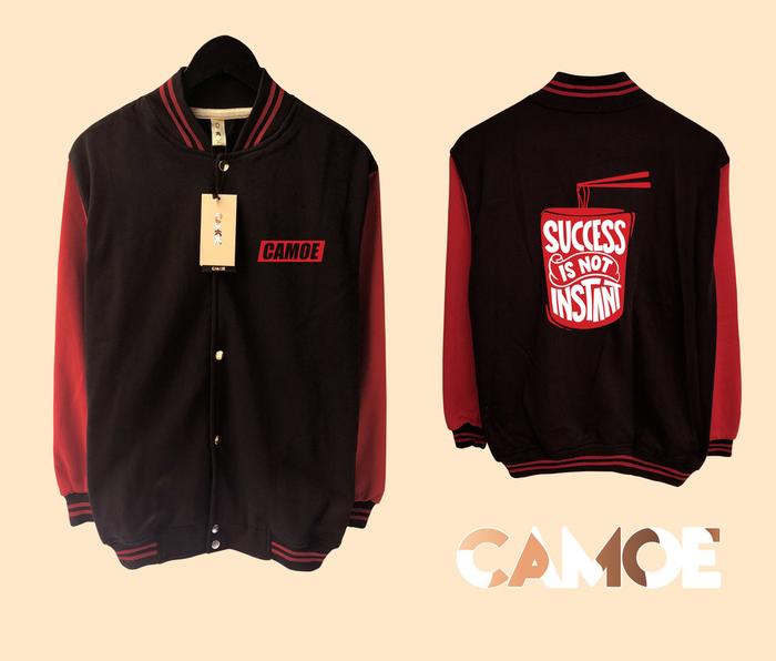 Jaket Varsity Premium CAMOE Cup Ramen Success is not instant