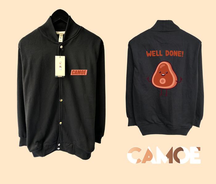 Jaket Varsity Premium CAMOE Well Done Steak Daging
