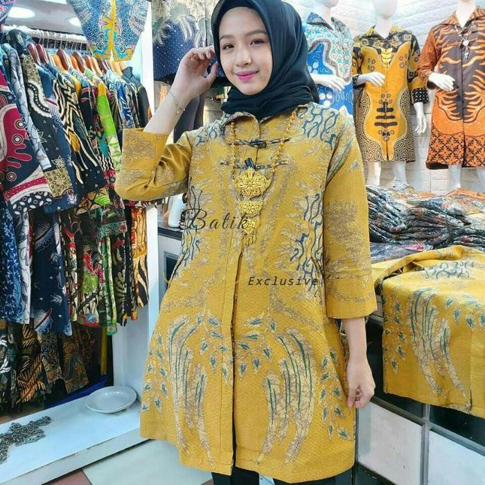 Couple Batik Kekinian Modern Dolby Coletan Solo Premium Thamrin City