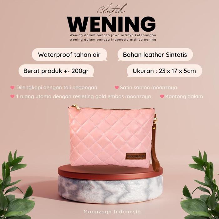 New Wening Clutch Bag Ori By Moonzaya Indonesia Tas Wanita Murah Tas