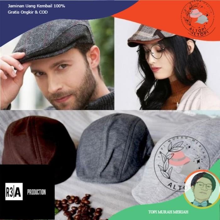 altopi altopi Grosir Topi Pet Copet Patino Model Flat Cap Murah