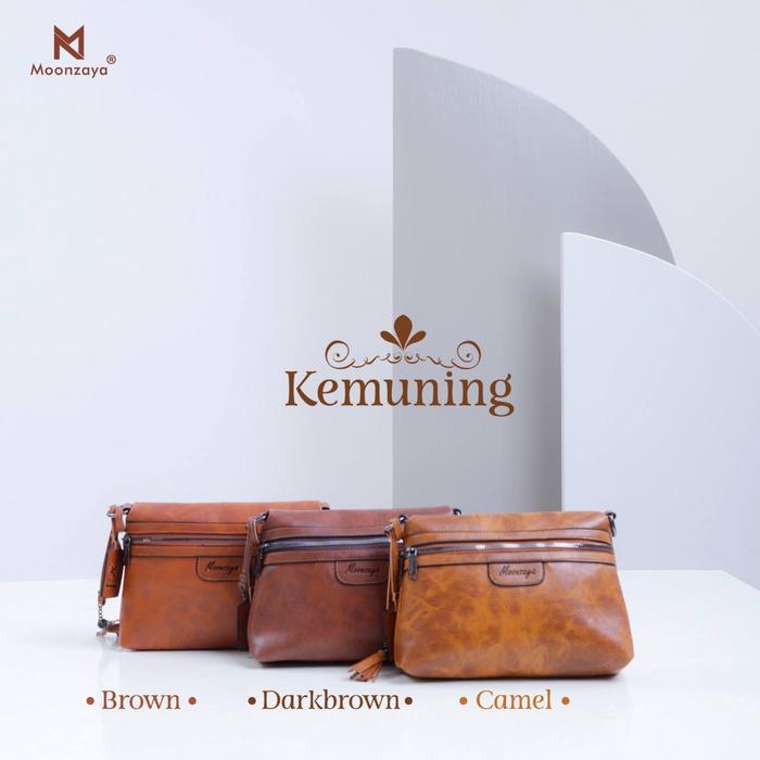 New Stok Terbatas !!! Sling Bang Wanita Murah Tas Kemuning Moonzaya