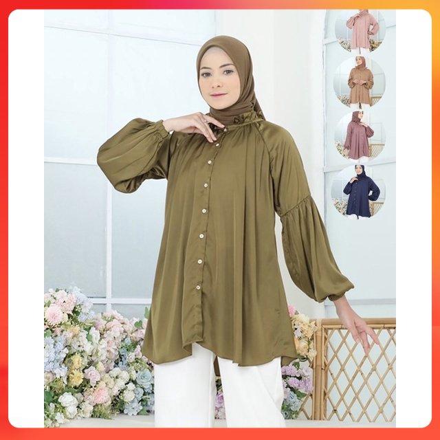 Milia Top Atasan Tunik Wanita Premuim Tunik Silk