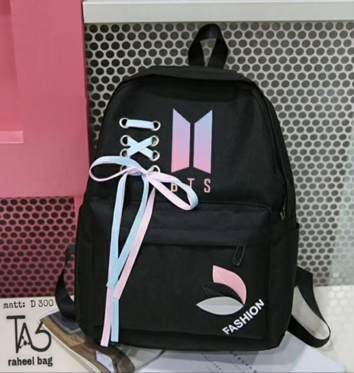 Tas Ransel sekolah BTS pita / Tas Backpack Korea BTS K-POP Army